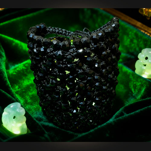Noir Crystal Cuff