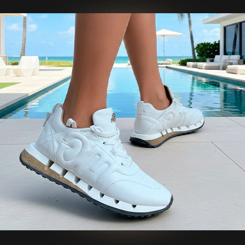 GG Piera – Sneaker Urbano Blanco Nácar (White Leather)
