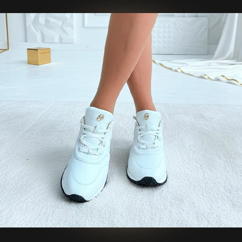 GG Piera – Sneaker Urbano Blanco Nácar (White Leather)