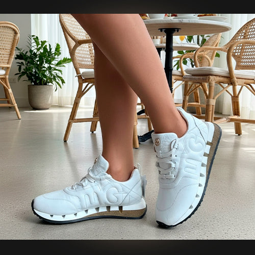 GG Piera – Sneaker Urbano Blanco Nácar (White Leather)