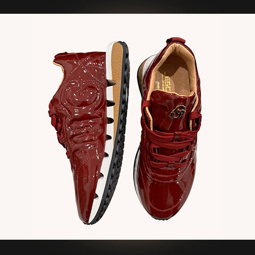 GG Piera – Sneaker Charol Borgoña 'Statement' (patent leather)