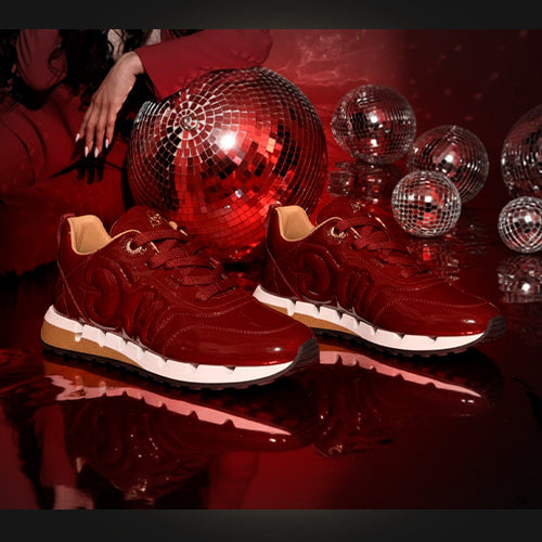 GG Vino tinto Sneakers