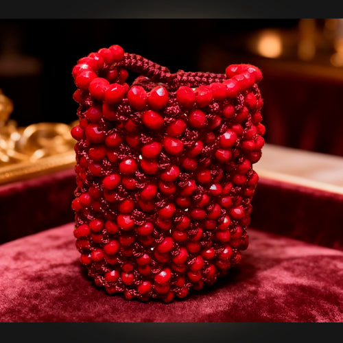 Crimson Crystal Cuff
